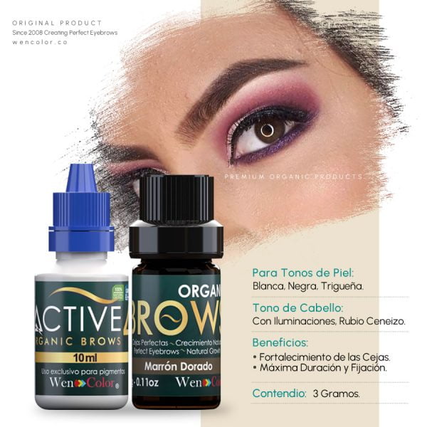 Pigmento para Cejas Marrón Dorado OB1015
