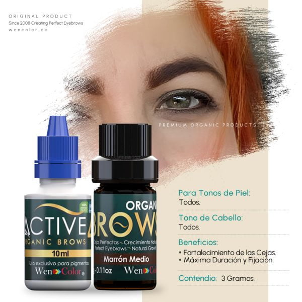 Pigmento para Cejas Marrón Medio OB1033