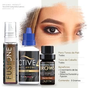 Pigmento Pro Cejas Marrón Claro Crecimiento de cejas