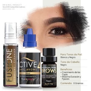 Pigmento Pro Cejas Negro - Crecimiento de cejas